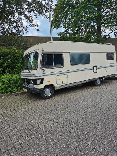 Mercedes 307 hymer 1980 belastingvrij betrouwbare  Camper, Auto's, Oldtimers, Particulier, Ophalen