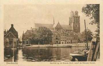 (701-054-043) Dordrecht Groote Kerk vanaf de Nieuwe Haven beschikbaar voor biedingen