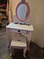 Roze Kaptafel met Kruk, Ophalen, Gebruikt, Tafel(s) en Stoel(en)