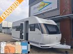 Hobby De Luxe 495 WFB NIEUW!! met badkamer, Caravans en Kamperen, Caravans, Standaardzit, Hobby, Bedrijf, Schokbreker