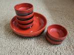 Vintage noten snack pinda tapas set lava, Ophalen of Verzenden, Huis en Inrichting