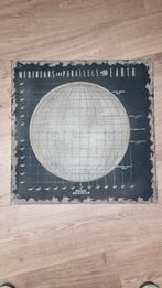 Meridian Canvas - Wereldkaart 60x60, Ophalen, Zo goed als nieuw