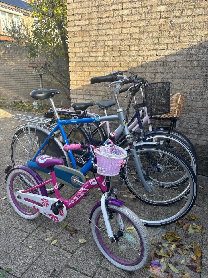 4 fietsen 200euro totaal, een prikkie!, Fietsen en Brommers, Fietsen | Dames | Damesfietsen, Gebruikt, Gazelle, Versnellingen
