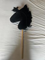 Zwart Stokpaardje - Speelgoed Paard, Ophalen of Verzenden