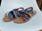 Pollini men's leather sandals, size 43, new, unworn, Sandalen, Overige kleuren, Nieuw, Ophalen of Verzenden