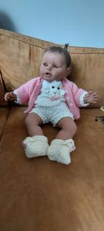 Schattige babyborn pop met roze vestje, Ophalen of Verzenden, Zo goed als nieuw, Babypop