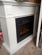 Schouw met elektrische haard, Huis en Inrichting, Haarden, Ophalen, Vrijstaande haard, Elektrische haard