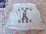 Shirt print army babe maat 146, Ophalen of Verzenden, Meisje, Shirt of Longsleeve
