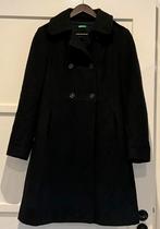 Benetton winterjas, Benetton, Zwart, Maat 42/44 (L), Ophalen of Verzenden