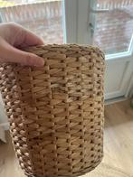 Rotan mand met schade, Ophalen, Gebruikt, Mand, Rond