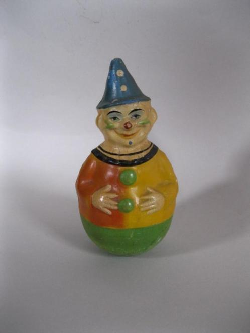 Zeldzame antieke Roly Poly van papier maché 1920 Schoenhut, Antiek en Kunst, Antiek | Speelgoed, Ophalen of Verzenden