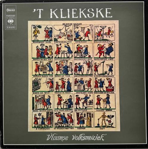 LP: 't Kliekske ‎– Vlaamse Volksmuziek, Cd's en Dvd's, Vinyl | Wereldmuziek, Gebruikt, Europees, 12 inch, Ophalen