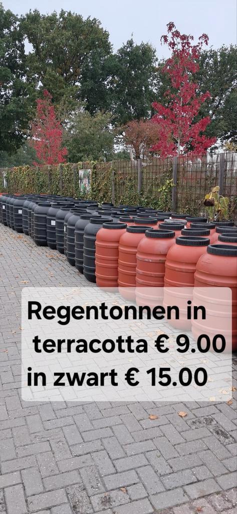 Kunststof  Regentonnen Voertonnen    halen zonder afspraak, Tuin en Terras, Regentonnen, Zo goed als nieuw, Kunststof, 150 liter of meer