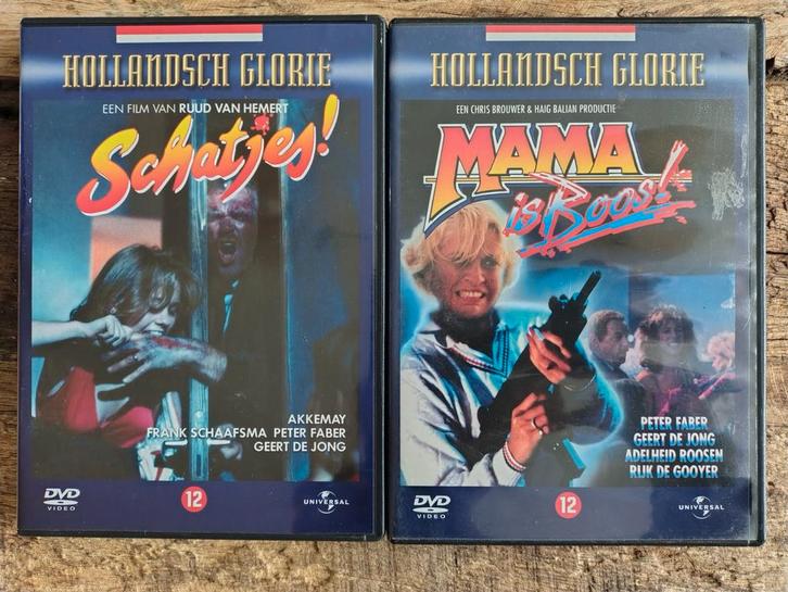 Hollandsch Glorie: Schatjes! & Mama is Boos! DVD, Cd's en Dvd's, Dvd's | Nederlandstalig, Zo goed als nieuw, Boxset, Vanaf 12 jaar