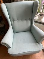 Ikea fauteuil Strandmon, mintgroen, Huis en Inrichting, Fauteuils, Ophalen, Gebruikt, 75 tot 100 cm, 100 tot 125 cm