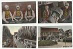 Marken 7 oude ongelopen ansichtkaarten klederdracht, Verzenden, Ongelopen, Noord-Holland
