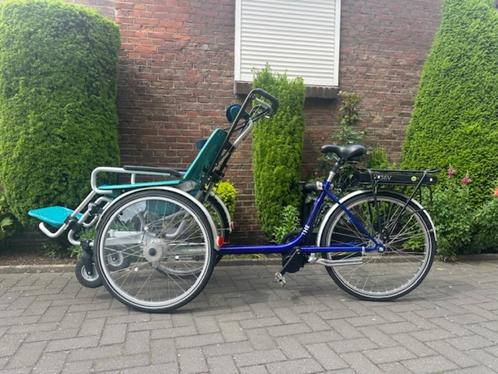Huka Duet rolstoelfiets - nieuwe elektrische ondersteuning, Fietsen en Brommers, Fietsen | Driewielfietsen, Zo goed als nieuw