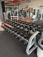 Dumbells + rek, Sport en Fitness, Fitnessmaterialen, Ophalen, Gebruikt, Dumbbell
