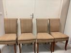 4 eethoek stoelen, Ophalen, Breekamp 5 9412AM  Beilen, Bruin, Wol&zo