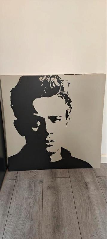 Ikea PJÄTTERYD James Dean Schilderij 90x90cm beschikbaar voor biedingen