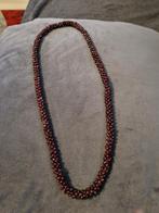 Vintage Rode granaat ketting, Sieraden, Tassen en Uiterlijk, Kettingen, Ophalen of Verzenden, Zo goed als nieuw, Steen of Mineraal