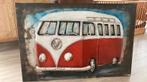 Wanddecoratie metaal VW bus groot 3d kunst, Huis en Inrichting, Woonaccessoires | Schilderijen, Tekeningen en Foto's, Ophalen