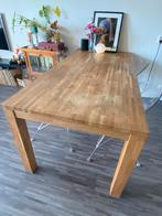 Robuuste Eiken Eettafel - Largo (184x89 cm), Ophalen, Gebruikt, Eikenhout, 50 tot 100 cm