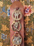 Zes antieke kleppermannetjes uit Engeland aan een riem 82 cm, Antiek en Kunst, Ophalen of Verzenden