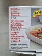 Driedelig Gourmet set. Geschikt voor oven en magnetron, Huis en Inrichting, Keuken | Potten en Pannen, Ophalen of Verzenden, Nieuw