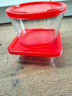 Ovenschaal glas met plastic deksel, Huis en Inrichting, Keuken | Servies, Ophalen, Nieuw, Overige stijlen, Glas