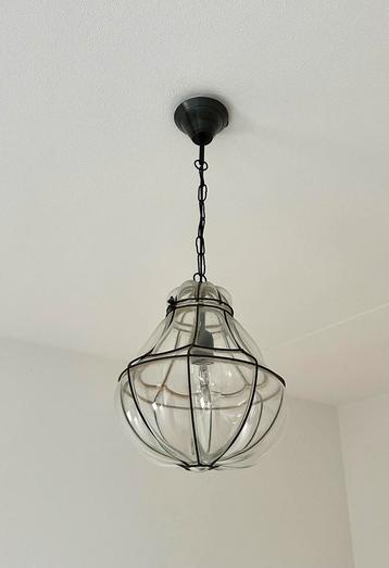 Design plafond lampen Venetiaans (glas in staal) beschikbaar voor biedingen