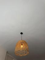 Hanglamp rotan 3 stuks, Ophalen, Zo goed als nieuw, Minder dan 50 cm