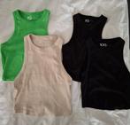 4 korte hemdjes shirtjes topjes, Ophalen of Verzenden, Zo goed als nieuw, Zonder mouw