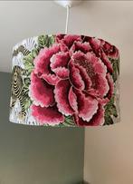 Unieke lampenkap met bloemenpatroon en luipaard print!, Ophalen of Verzenden, Zo goed als nieuw, Rond, Minder dan 25 cm
