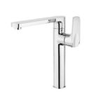 Luxe wastafelkraan, hoog , chroom , type SKWH-03-Gardenia, Ophalen of Verzenden, Nieuw, Chroom, Kraan