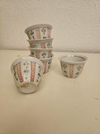 Antieke handgeschilderde Chinese saki kopjes, Antiek en Kunst, Ophalen of Verzenden