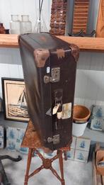 #Vintage Bruine #hoekjesKoffer, Ophalen of Verzenden
