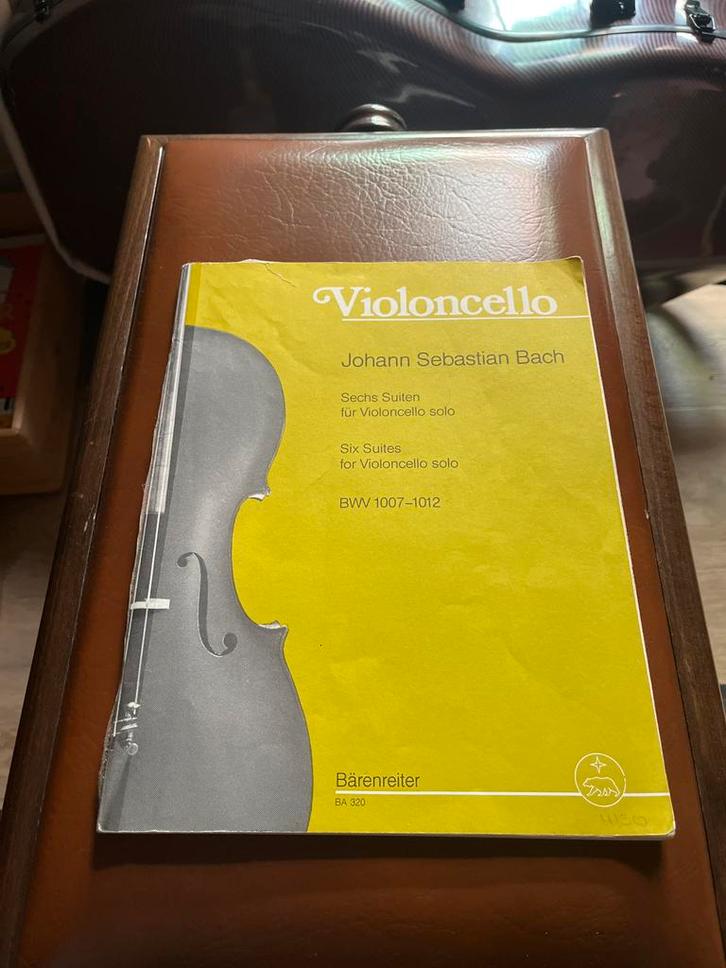 Bach Cello Suites - Bärenreiter Uitgave, Muziek en Instrumenten, Bladmuziek, Gebruikt, Artiest of Componist, Klassiek, Cello, Ophalen of Verzenden