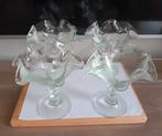 Set van 4 vintage glazen Ijscoupe, Ophalen