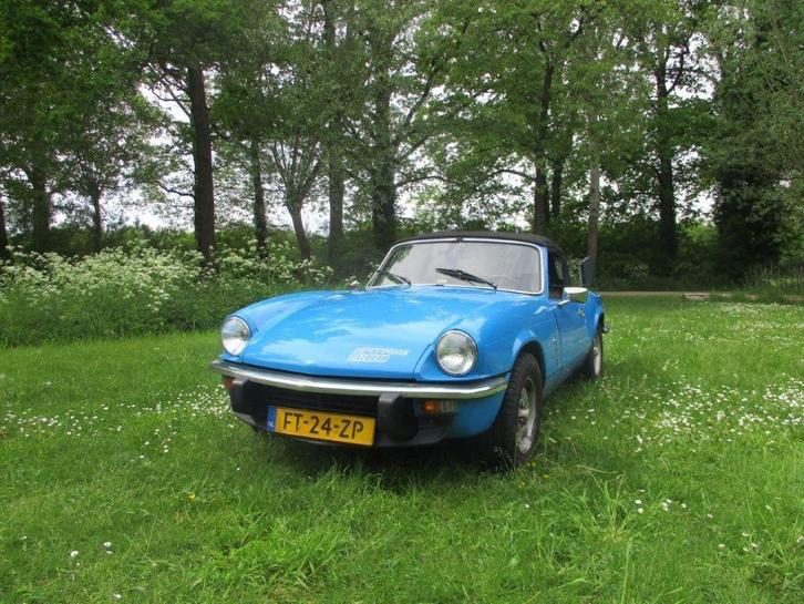 Triumph Spitfire 1500 met Softtop + Hardtop, Auto's, Triumph, Particulier, Spitfire, Benzine, Cabriolet, Handgeschakeld, Origineel Nederlands