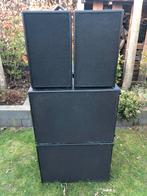 18 sound topkasten 10/1inch zeer compact  incl. Standaards, Ophalen, Front, Rear of Stereo speakers, Overige merken