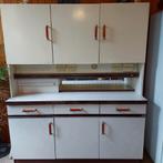 Mooie vintage formica buffetkast, Huis en Inrichting, Kasten | Buffetkasten, Ophalen, 100 tot 150 cm, Zo goed als nieuw, 150 tot 200 cm