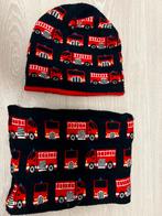 Muts en sjaal brandweer 104-122 c&a, Ophalen of Verzenden, Gebruikt, 110 t/m 116, Jongen