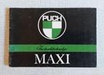 PUCH MAXI - Instruktieboekje - STOKVIS & ZONEN, Fietsen en Brommers, Ophalen of Verzenden, Zo goed als nieuw, Maxi