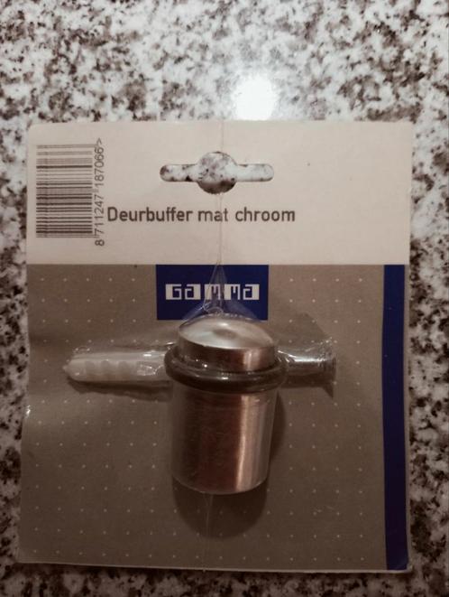 Deurbuffer deurstopper mat chroom nieuw 3 cm doorsnede, Huis en Inrichting, Woonaccessoires | Deurstoppers, Nieuw, Binnen, Ophalen of Verzenden