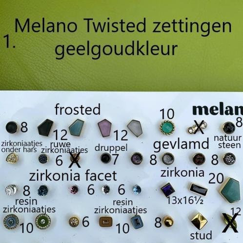 NIEUW:Melano TWISTED ZETTINGEN+Ringen+Armband+Ketting+Oorbel, Sieraden, Tassen en Uiterlijk, Ringen, Nieuw, Dame, Kleiner dan 17