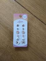 Leuke kinderoorbellen set, Sieraden, Tassen en Uiterlijk, Oorbellen, Overige materialen, Met strass, Nieuw, Ophalen of Verzenden
