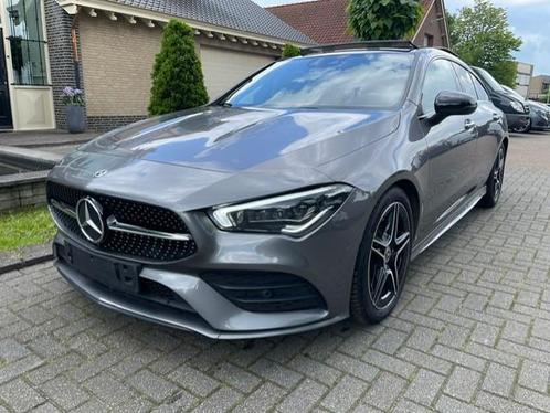 Mercedes-Benz CLA-klasse Shooting Brake 180 d AMG LINE PANOR, Auto diversen, Schadeauto's, Automaat, Diesel, Stationwagon, Zilver of Grijs