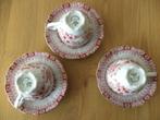 Vintage Kop en Schotel 3x, Ophalen of Verzenden, Zo goed als nieuw, Kop en/of schotel
