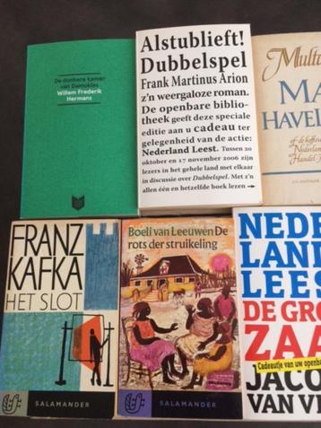 Boekenpakket diverse schrijvers, genres, titels zie foto's beschikbaar voor biedingen
